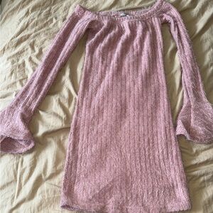 Fashion Nova Pink Strapless Dress